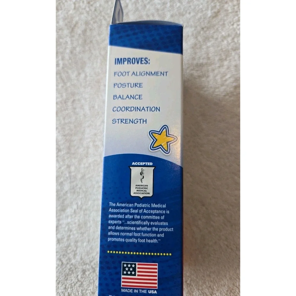 PowerStep PowerKids 3/4 Length Pediatric Orthotic Shoe Insoles T 11 1/2 12 1/2
